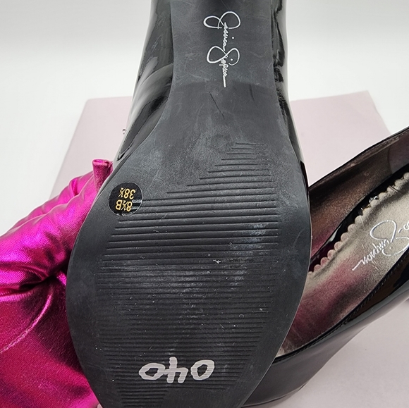 Jessica Simpson Patent Leather Platform Heel Size 8.5 - Picture 5 of 14
